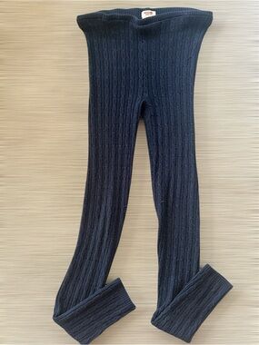 Mossimo Supply Co. Ribbed Navy Cable Leggings!